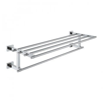 Grohe Essentials Cube Dvieļu turētājs ar plauktu 60 cm, hroms