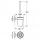 Grohe Essentials Cube Гарнитур с ершиком, хром Grohe Essentials Cube Гарнитур с ершиком, хром