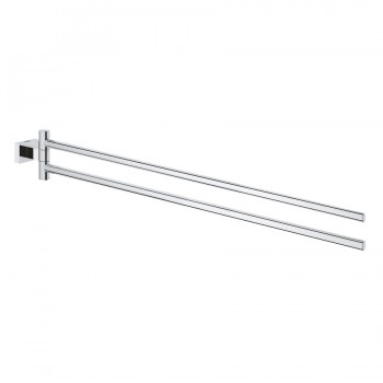 Grohe Essentials Cube Divzaru dvieļu turētājs, hroms