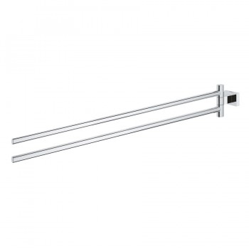 Grohe Essentials Cube Divzaru dvieļu turētājs, hroms