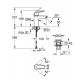 Grohe Eurosmart S Izlietnes jaucējkrāns, hroms 23922003 Grohe Eurosmart S Izlietnes jaucējkrāns, hroms 23922003