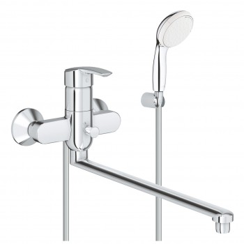 Смеситель для ванны/душа Grohe Multiform с длинным изливом и душем Tempesta Duo, хром