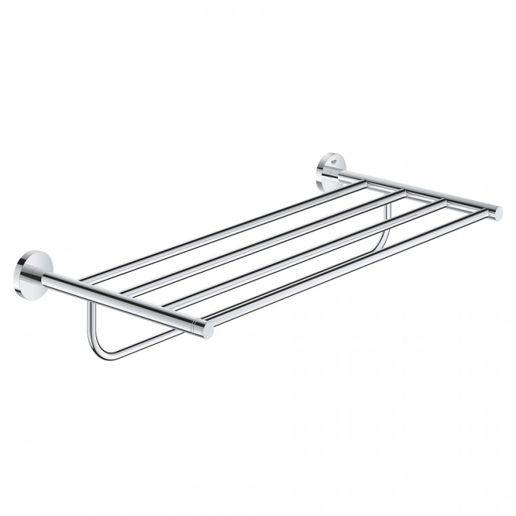 Grohe Essentials Dvieļu turētājs ar plauktu 55 cm, hroms