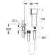 Grohe Sena Trigger Spray 30 Iebūvējamā Bidetta rokas duša, 26332000 Grohe Sena Trigger Spray 30 Iebūvējamā Bidetta rokas duša, 26332000