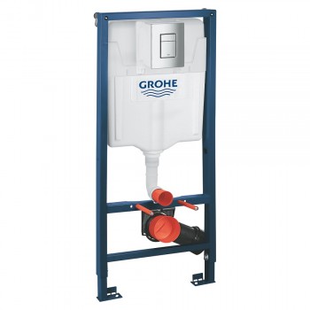 Tualetes poda komplekts Grohe taustiņš Even hroms 38966000, stiprinājumi, 500x230 mm, h=1130 mm