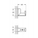 Grohe Selection Cube Крючок, хром Grohe Selection Cube Крючок, хром