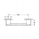 Grohe Selection Cube Dvieļu turētājs/atbalsta rokturis 60cm, hroms Grohe Selection Cube Dvieļu turētājs/atbalsta rokturis 60cm, hroms