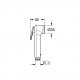 Grohe Tempesta-F Trigger Spray 30 Bidetta Rokas duša, 27512001 Grohe Tempesta-F Trigger Spray 30 Bidetta Rokas duša, 27512001