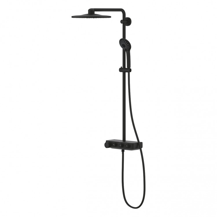 GROHE Euphoria SmartControl 310 Duo Dušas sistēma, phantom black GROHE Euphoria SmartControl 310 Duo Dušas sistēma, phantom black