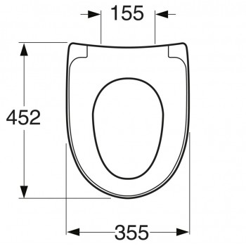 Gustavsberg Nautic WC Soft Close QR poda vāks, 9M26S136