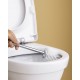 Gustavsberg Nautic 1530 C+ Piekaramais WC ar SC vāku, GB1115300R1040