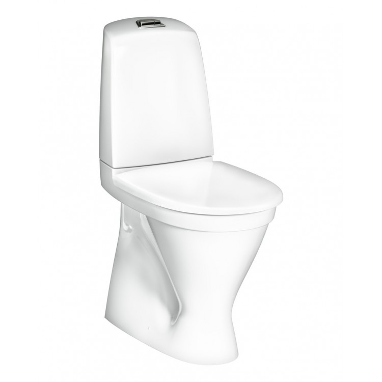 Gustavsberg Nautic 1546 Hygienic flush WC ar vāku, GB111546201215 Gustavsberg Nautic 1546 Hygienic flush WC ar vāku, GB111546201215