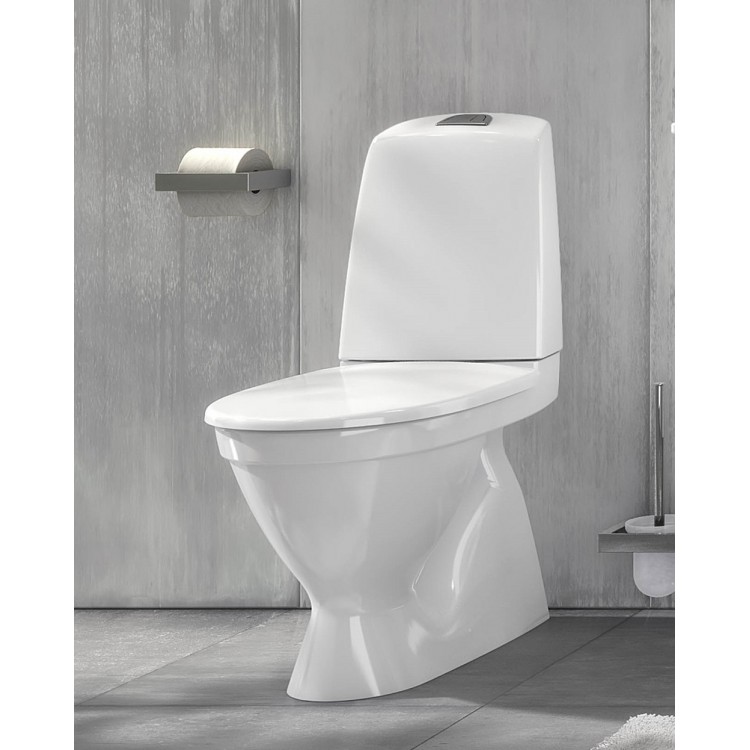 Gustavsberg Nautic 1500 Ceramic Plus WC ar soft Close vāku GB1115002R1331G Gustavsberg Nautic 1500 Ceramic Plus WC ar soft Close vāku GB1115002R1331G