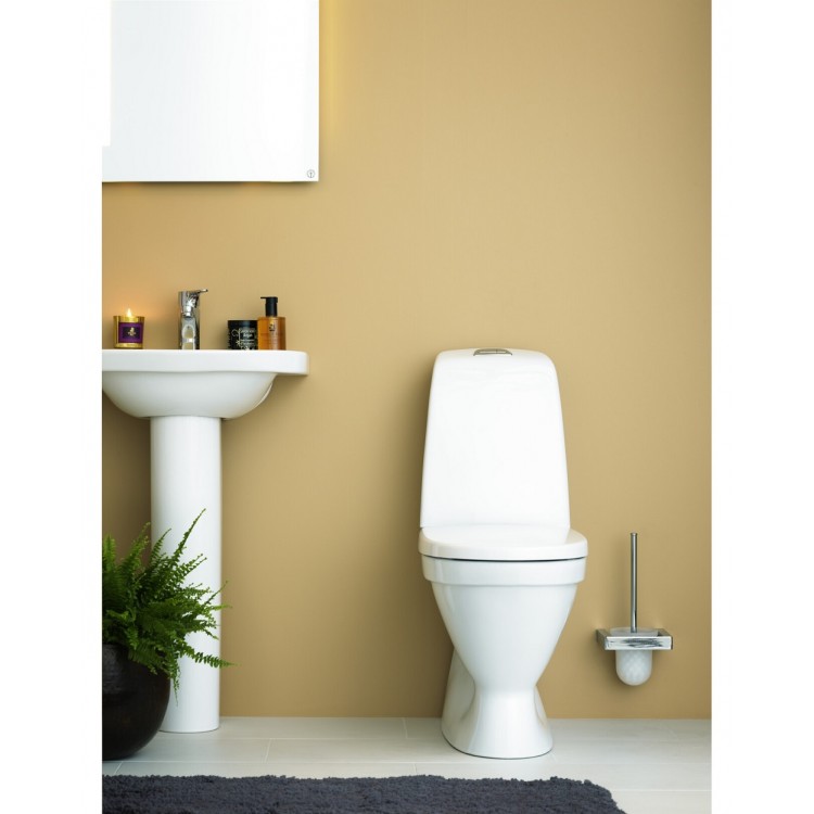 Gustavsberg Nautic 1500 Ceramic Plus WC ar soft Close vāku GB1115002R1331G Gustavsberg Nautic 1500 Ceramic Plus WC ar soft Close vāku GB1115002R1331G