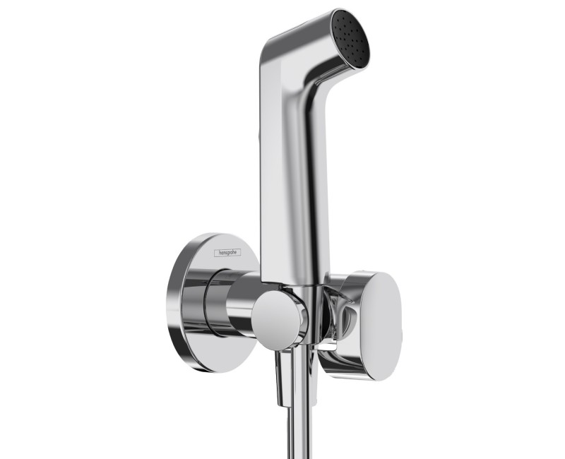 Hansgrohe Round EcoSmart+ Iebūvējamās bidetta jaucējkrāna virsapmetuma daļa, hroms 29232000