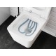 Подвесной унитаз Hansgrohe Rimfree EluPura Q WC Set 540 AquaFall Flush, HygieneEffect Q с крышкой Soft Close 62023450 Белый Подвесной унитаз Hansgrohe Rimfree EluPura Q WC Set 540 AquaFall Flush, HygieneEffect Q с крышкой Soft Close 62023450 Белый