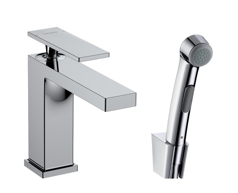 Hansgrohe Tecturis E Смеситель для умывальника с бидеттой, хром