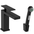 Hansgrohe Tecturis E Смеситель для умывальника с бидеттой, черный матовый