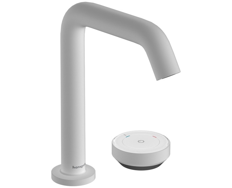 Hansgrohe Tecturis S 150 CoolStart Смеситель для умывальника 2 отверстия, белый матовый