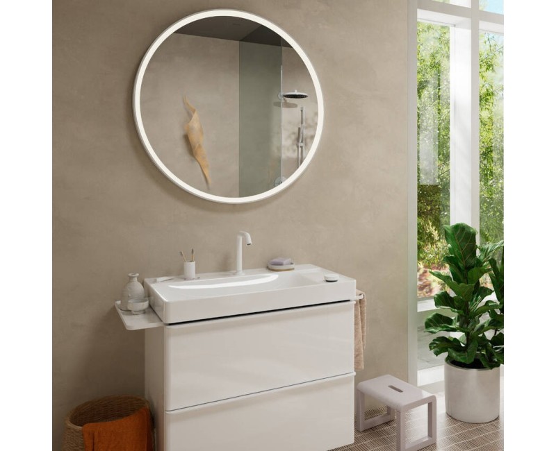 Hansgrohe Tecturis S 150 CoolStart Смеситель для умывальника 2 отверстия, белый матовый