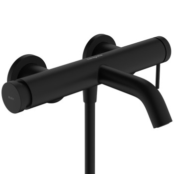 Hansgrohe Tecturis S Vannas/dušas jaucējkrāns, melns matēts