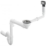 Hansgrohe Virtuves izlietnes sifons ar pārplūdi un izplūdi D16-10