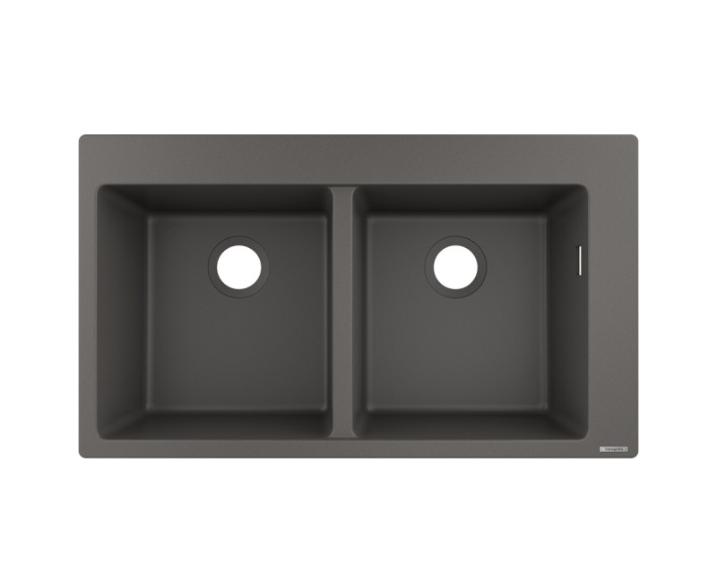 Hansgrohe S510-F770 Virtuves izlietne 88x51cm, stone grey