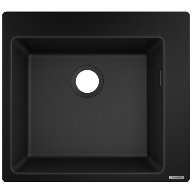 Hansgrohe S510-F450 Virtuves izlietne 56x51cm, graphite black