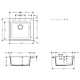 Hansgrohe S510-F450 Кухонная мойка 56х51см, concrete grey Hansgrohe S510-F450 Кухонная мойка 56х51см, concrete grey