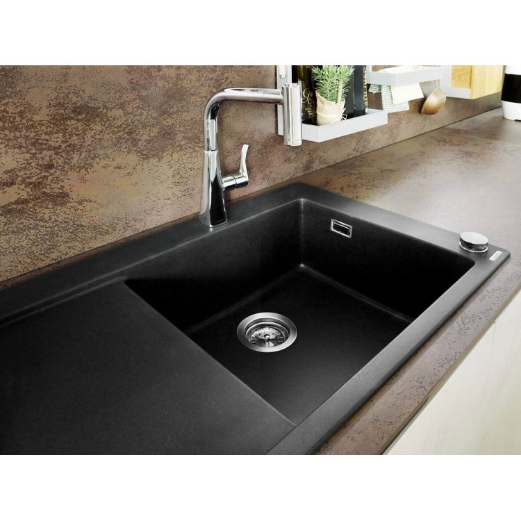 Hansgrohe S514-F450 Virtuves izlietne 105x51cm, graphite black L Hansgrohe S514-F450 Virtuves izlietne 105x51cm, graphite black L