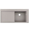 Hansgrohe S5140-F450 Кухонная мойка 105х51см, concrete grey L