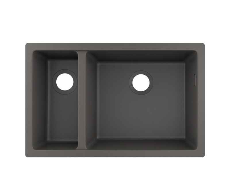 Hansgrohe S510-U635 Virtuves izlietne 71x45cm, stone grey