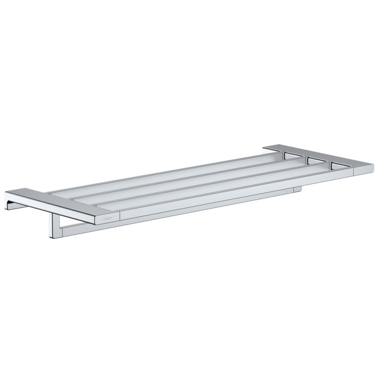 Hansgrohe AddStoris Dvieļu turētājs ar plauktu 65 cm, hroms Hansgrohe AddStoris Dvieļu turētājs ar plauktu 65 cm, hroms