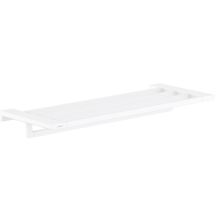 Hansgrohe AddStoris Dvieļu turētājs ar plauktu 65 cm, balts matēts Hansgrohe AddStoris Dvieļu turētājs ar plauktu 65 cm, balts matēts