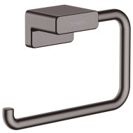 Hansgrohe AddStoris Tualetes papīra turētājs, melns matēts hroms