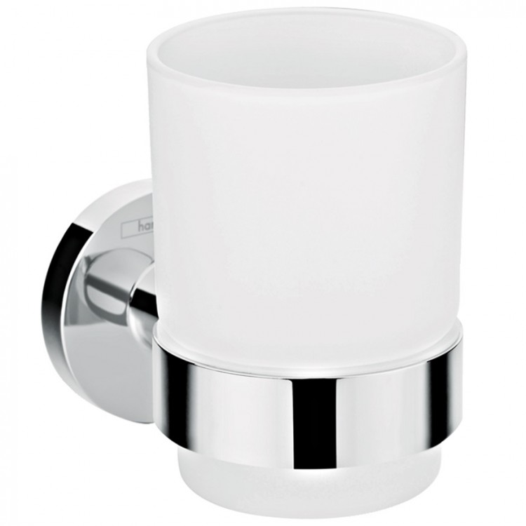 Hansgrohe Logis Universal Стакан с держателем, хром Hansgrohe Logis Universal Стакан с держателем, хром