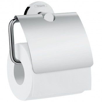 Hansgrohe Logis Universal Держатель туалетной бумаги c крышкой, хром