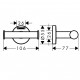 Hansgrohe Logis Universal Крючок двойной, хром Hansgrohe Logis Universal Крючок двойной, хром