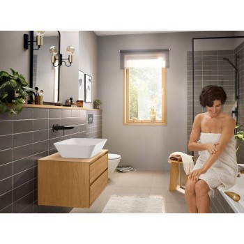 Hansgrohe Rebris E Iebūvējamais izlietnes jaucējkrāns, melns 72568670