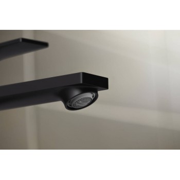 Vannas istabas izlietnes maisītājs Hansgrohe  Rebris E 110, ar pop-up, matēts melns