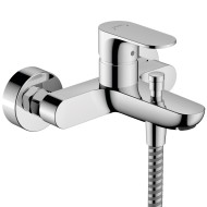 Смеситель для ванны/душа Hansgrohe Rebris S, матовый черный