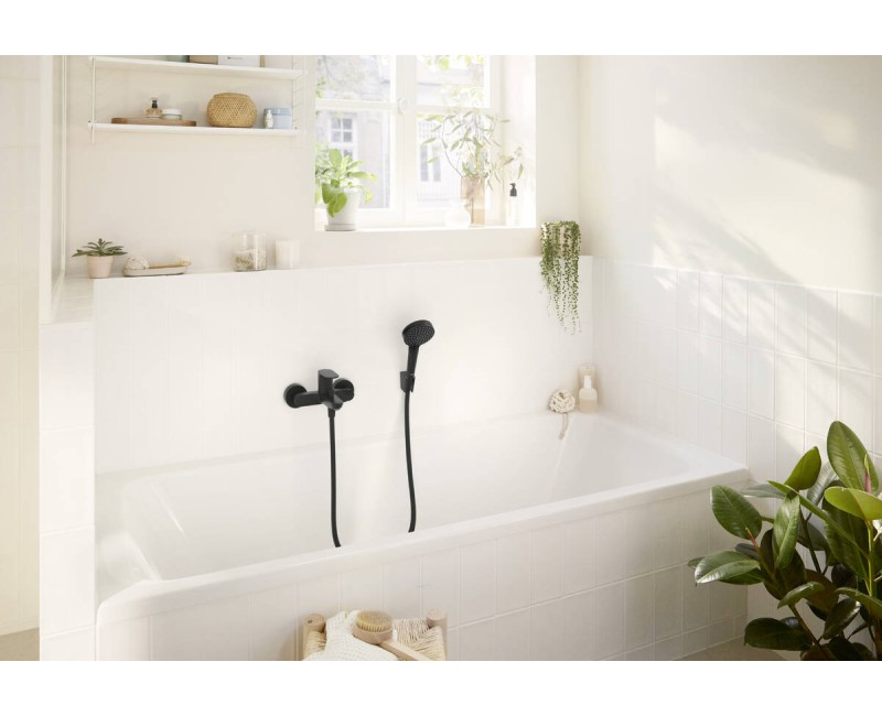 Hansgrohe Rebris S Смеситель для ванны/душа, черный 72440670