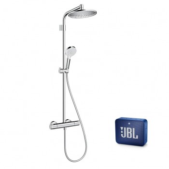Dušas sistēma Hansgrohe Crometta S 240, ar termostatu Hromēts + JBL dāvanā