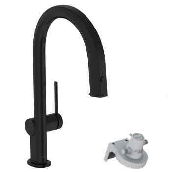 Hansgrohe  Virtuves Jaucējkrāns Aqittura M91 ar filtrēšanas sistēmu 210, ar izvelkamu izteku, 76803670