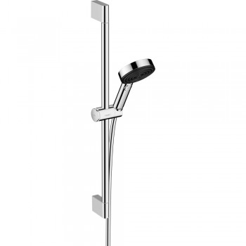 Душевой комплект Hansgrohe Pulsify Select 105 3jet Relaxation, 650 мм, EcoSmart, матовый черный