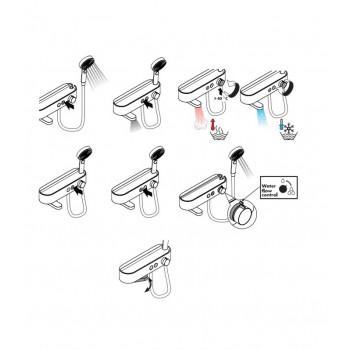 Vannas/dušas maisītājs Hansgrohe ShowerTablet Select 400 termostats, 24340000