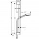 Hansgrohe Dušas komplekts Pulsify 105 3jet Relaxation EcoSmart 65 cm, HG24161670 Hansgrohe Dušas komplekts Pulsify 105 3jet Relaxation EcoSmart 65 cm, HG24161670