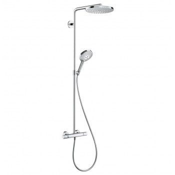 Dušas sistēma Hansgrohe Raindance Select S 240 1jet P/Raindance Select S 120 3jet P, ar termostatu Hromēts