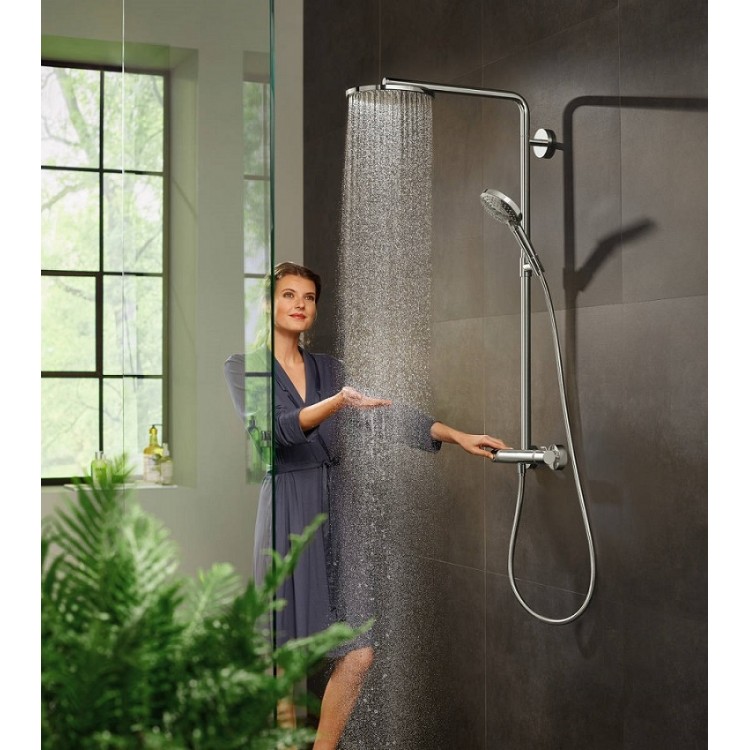 Hansgrohe Croma Select S240 Termostata dušas sistēma, 27633700 Hansgrohe Croma Select S240 Termostata dušas sistēma, 27633700