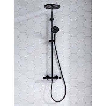 Dušas sistēma Hansgrohe Raindance Select S 240 1jet P/Raindance Select S 120 3jet P, ar termostatu matēta